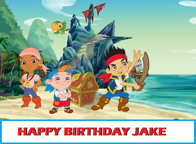 Jake And The Neverland Pirates Edible Cake Topper Decoration – Cake 