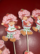 Load image into Gallery viewer, Strawberry Shortcake Cupcake Toppers Decoration Original