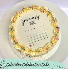 Load image into Gallery viewer, Calendar Cake Edible Cake Topper Image Decoration