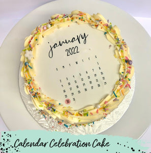 Calendar Cake Edible Cake Topper Image Decoration