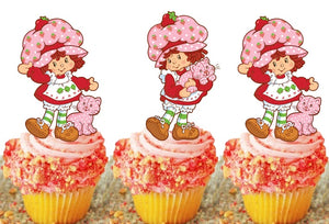 Strawberry Shortcake Cupcake Toppers Decoration Original