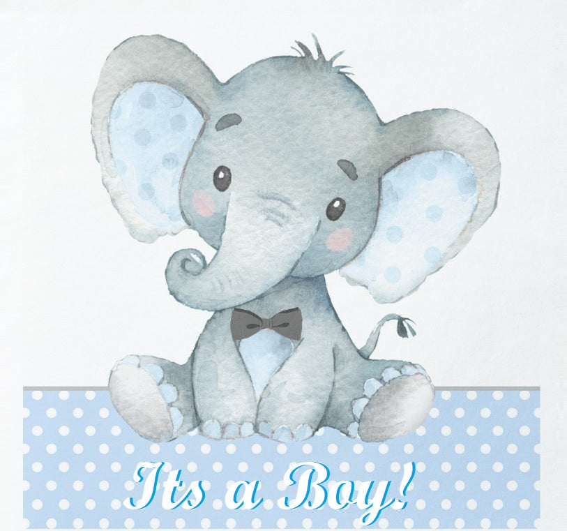 Elephant Cake Topper for Baby Shower Celebration - Baby Welcome Zone