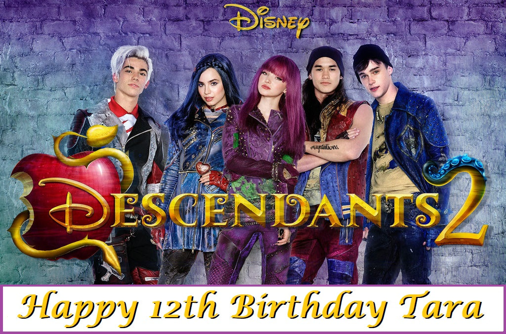 Descendants 2 Edible Cake Topper Image – Cake Stuff To Go