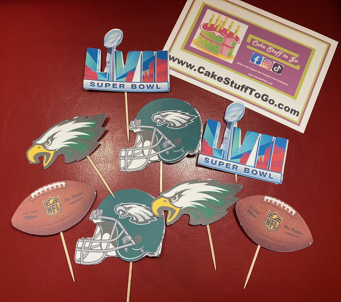 NFL Philadelphia Eagles Edible Icing Sheet Cake Decor Topper