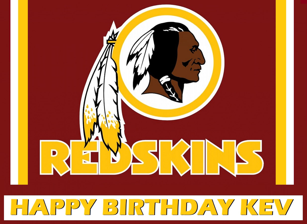 Washington Redskins Edible Cake Topper – Cake Stuff to Go