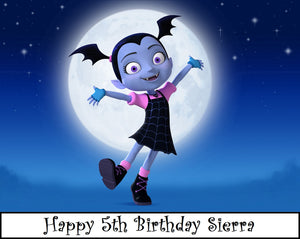 Vampirina Edible Cake Topper