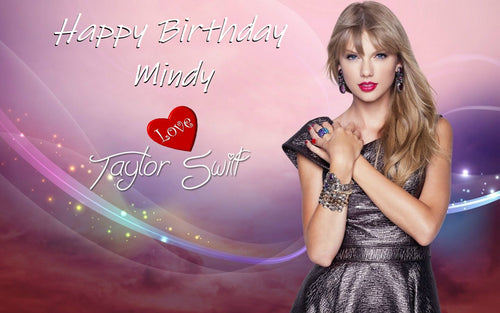 Taylor Swift Edible Cake Topper